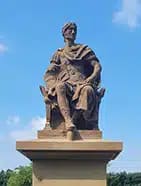 Römerdenkmal mit Julius Cäsar in Bonn Beuel