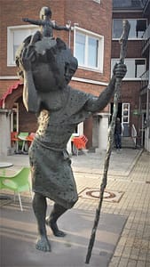 Christopherus des Bildhauers Patrick Beverloo in Emmerich