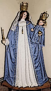 Blaue Madonna oder Wundermadonna von Zons