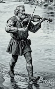 Der lustige Spielmann - eine Sage aus Monheim am Rhein