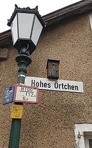 Das hohe Örtchen in Zons