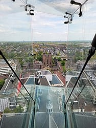 Aussichtsplattform der Eusebiuskerk/ Eusebiuskirche in Arnhem/ Arnheim aktuell am Rhein