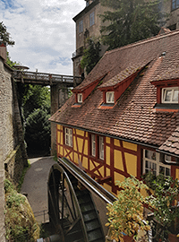 Mühle mit Burg in Meersburg