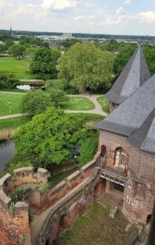 Aussicht vom Turm der Burg Linn