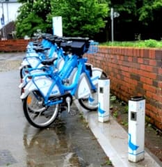 Bereit zur Tour: Leihfahrräder in Monheim