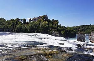 Rheinfall mit Schloss Laufen