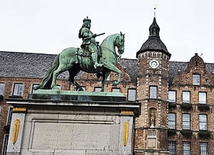 Denkmal Jan Wellem in der Düsseldorfer Altstadt